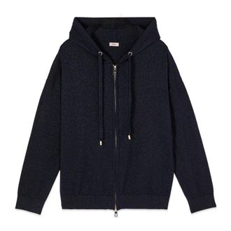 Oltre Dames, Sweatshirts & Hoodies, Blauw, Maat: XS Viscose