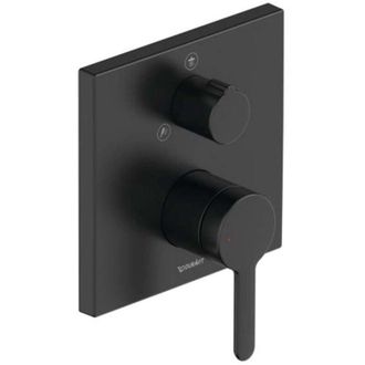 Duravit Duravit C.1 - Grifo Empotrado De Ducha, Para 2 Dispositivos, Negro Mate C14210011046