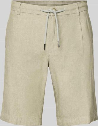 Bugatti Shorts mit Kordelzug in Gruen, Gr&ouml;&szlig;e 48