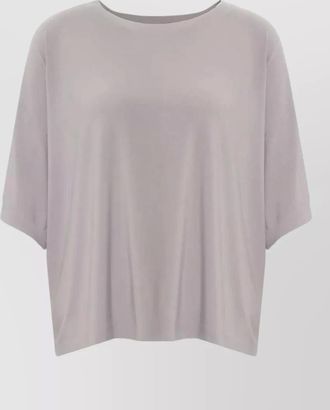 Norma Kamali short sleeve boxy cut t shirt