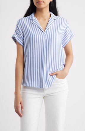 Beach Lunch Lounge Deni Stripe Shirt in Santa Cruz at Nordstrom, Size X-Small