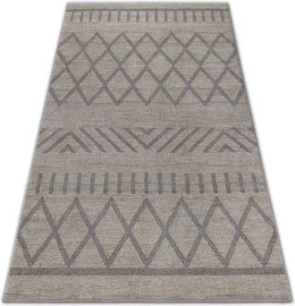 RugsX Rugsx - Alfombra Soft 8034 Etno Boho Crema/marr&oacute;n Claro Beige 120x170 Cm