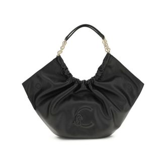 Coccinelle Shoulder Bags, female, Black, Size: ONE SIZE Bos Taurus Shoulder Bag