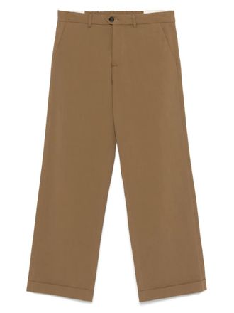 Soci&eacute;t&eacute; Anonyme cotton trousers - unisex - Cotton - S - Brown