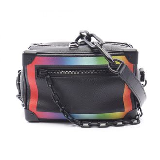 Louis Vuitton Black Multi-Color Leather Handbag Shoulder Bag (Pre-Owned)