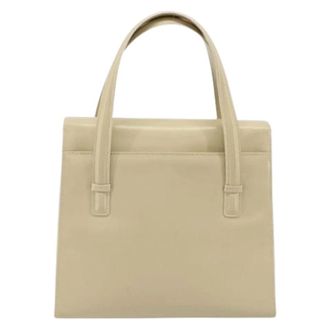 Loewe Pre-owned Tote Bag - Dames - Vintage Shopper - Beige - ONE Size - Leer - Vintage