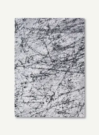Louis De Poortere Dise&ntilde;o Estelar - Alfombra Contempor&aacute;nea De Mad Men - Hecha En B&eacute;lgica - Acabado A Mano - Antideslizante Natural - 85% Algod&oacute;n - 15% Poli&eacute;ster - Blanco