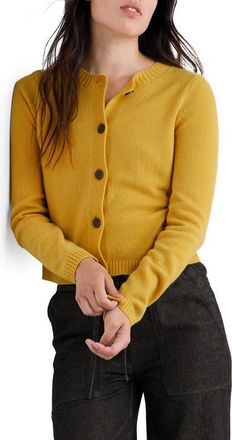 Seasalt Cornwall Tern Tide Merino Wool Blend Cardigan in Siskin at Nordstrom, Size 14