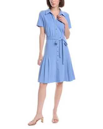 Sharagano Short Sleeve Shirtdress