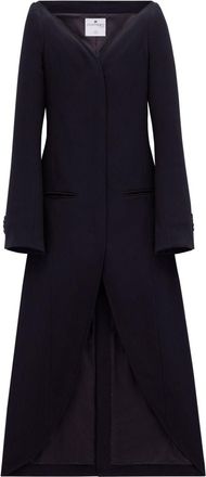 Courr&egrave;ges Ellipse Heritege maxi-dress - women - Elastane/Viscose - 36 - Black