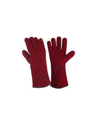 Singer Lote De 10 Pares De Guantes De Soldador Con Cuero De Vacuno Cosido Con Kevlar, Talla 10, &Uacute;nico