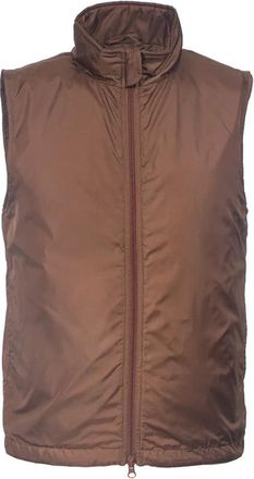 Aspesi Jassen, Heren, Bruin, S, Nylon, Gilet Vernes