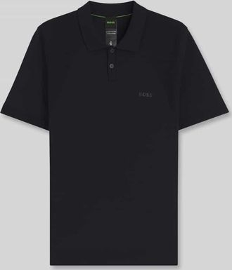 HUGO BOSS Poloshirt mit Logo Detail in Marine, Gr&ouml;&szlig;e XXXL
