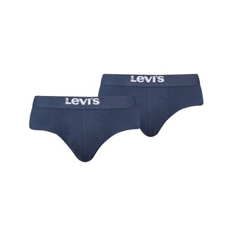 Levi's Solid Basic Briefs 2 pack - Mens - XL - Blue