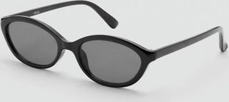 Mango Occhiali da sole montatura rettangolare nero - Donna - Taglia unica - MANGO
