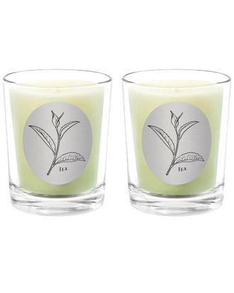 Qualitas Tea Two Scented Beeswax Candle Set