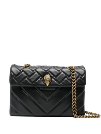 Kurt Geiger quilted-pattern shoulder bag - Black