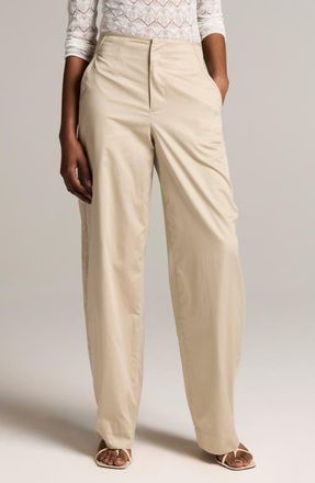 Vince Clean Waist Cotton Pants in Driftwood at Nordstrom, Size 16