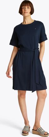 Tommy Hilfiger Blusenkleid »MODERN CODY DRESS« mit Logostickerei