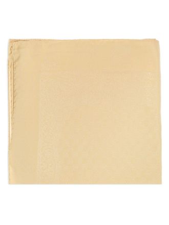 Moschino monogram-jacquard scarf - unisex - Silk - One Size - Neutrals