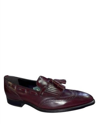Nunn Bush Mens Cambridge Loafer In Burgundy