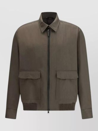 Brioni wool full-length single-breasted coat