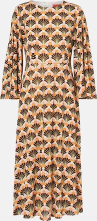 La DoubleJ Sorella printed midi dress