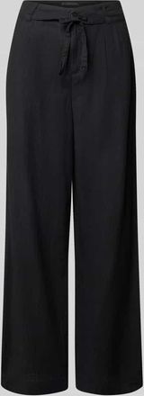 Angels Wide Fit Stoffhose mit B&uuml;gelfalten Modell Livia in Black, Gr&ouml;&szlig;e 36/30