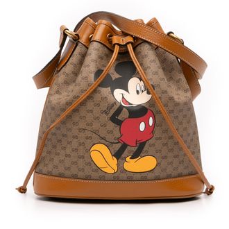 Gucci Micro GG Supreme Mickey Mouse Bucket Bag