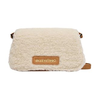 Valentino Iceland Flap Bag - Dames - Tassen - Beige - Maat: ONE Size Zijde
