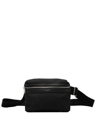 Saint Laurent 2020 Canvas City belt bag - Nero