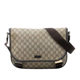 Gucci Pre-owned Cross Body Bags, female, Beige, Size: ONE SIZE Pre-owned Messenger Bag