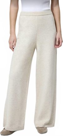 French Connection Marley Knit Pants In Oatmeal