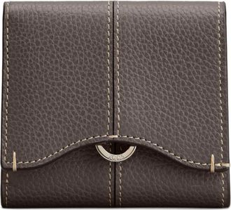 Tod's Portafoglio tri-fold in pelle - Marrone