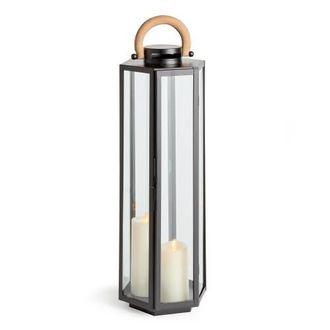 Napa Home & Garden Dockside Outdoor Lantern in Black at Nordstrom, Size Large