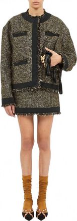 Ulla Johnson Carmella Tweed Coat In Tapestry