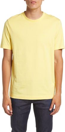 BOSS Thompson Solid T-Shirt in Light/Pastel Yellow at Nordstrom, Size Medium