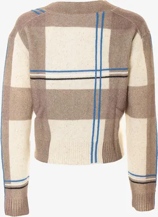 Paul Smith Wool-Blend Check Cardigan - Beige