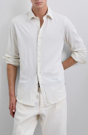 Scalpers Icon Jersey Ls Shirt in Taupe at Nordstrom, Size 41L Eu