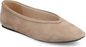 Journee Collection Fortune Flat in Taupe at Nordstrom Rack, Size 9.5