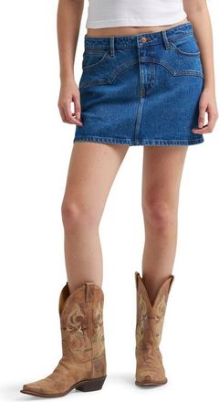 Wrangler Western Denim Miniskirt in Carolina at Nordstrom, Size X-Small