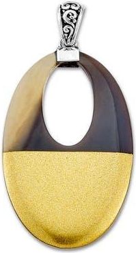 Samuel B. Oval Shimmer Pendant in Yellow at Nordstrom Rack