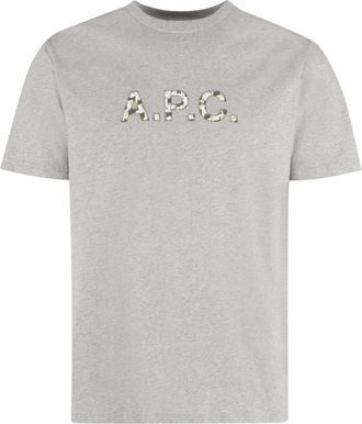 A.P.C. Hombre, Camisetas, Gris, Talla: S