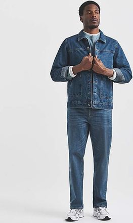 Jacamo Union Straight Stretch Jeans Mid Wash