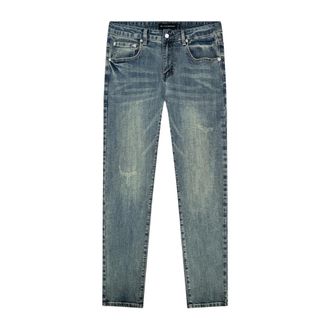 Black Bananas Soft Edge Slim Denim - Heren - Jeans - Blauw - Maat: W36 Denim