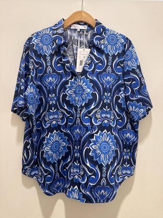 Borgo De Nor Womens Akari Top In Botanical Tile