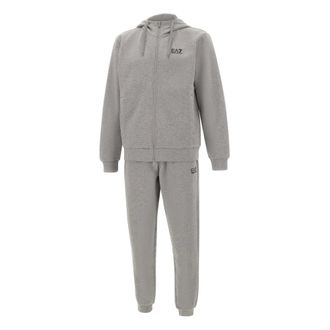 Emporio Armani Training Sets, male, Gray, Size: XL Core Identity Tracksuit