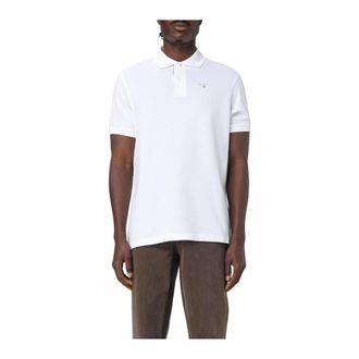 Barbour Tops, Heren, Wit, S, Polo Shirts