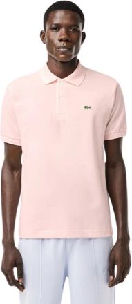 Lacoste Polo Shirt Korte Mouw - Heren - Polos - Roze - L - Katoen - Tops