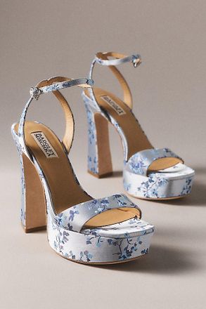 Badgley Mischka Caia Jacquard Platform Heels